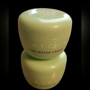 Tatcha Light Green Water Cream Jar